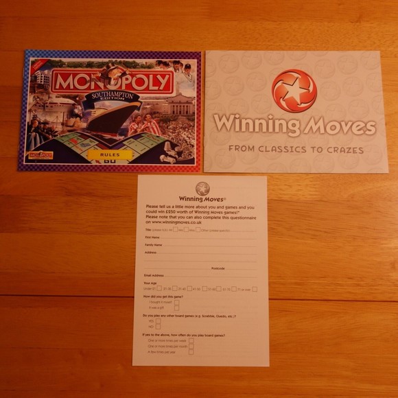 Monopoly Southampton Edition Board Game 2004 Rare Edition COMPLETE - Picture 8 of 16